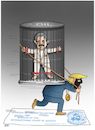 Cartoon: Kidnapping and the oil war! (small) by Shahid Atiq tagged venezuela