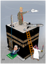 Cartoon: Military bases! (small) by Shahid Atiq tagged saudi