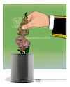 Cartoon: Saudi MBS refused PAK Army ! (small) by Shahid Atiq tagged pakistan