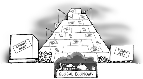 Cartoon: tomb (medium) by gonopolsky tagged crisis,debt,pyramid