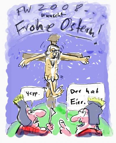 Cartoon: Frohe Ostern (medium) by Faxenwerk tagged jesus,