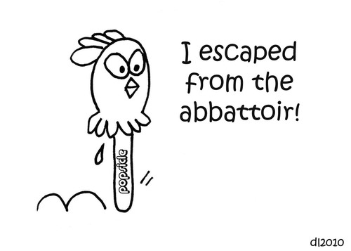 Cartoon: Gross But Cute (medium) by Deborah Leigh tagged grossbutcute,chicken,doodle,head,bw,animal,chick,bird