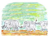 Cartoon: Elefantes (small) by alves tagged cartoon
