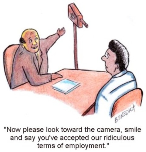 Cartoon: interview (medium) by efbee1000 tagged employment,interview,office,work