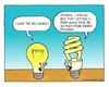 Cartoon: energy efficient hairdo (small) by sardonic salad tagged light,bulb,hairdo,cartoon,comic,humor,energy,efficient,sardonic,salad