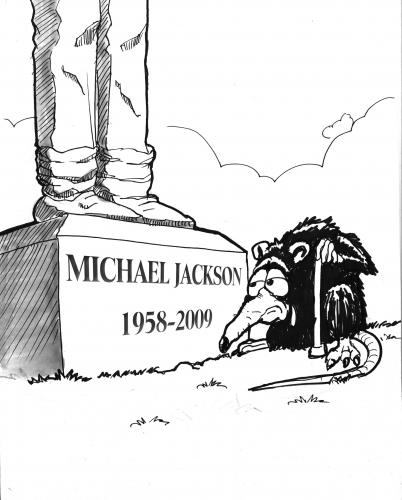 Cartoon: Here is another Tribute to MJ (medium) by Curbis_humor tagged ben,michael,jackson