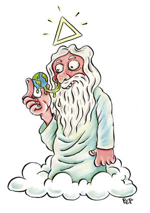 Cartoon: God (medium) by beto cartuns tagged creation