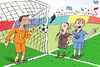 Cartoon: football (small) by beto cartuns tagged soccer shot