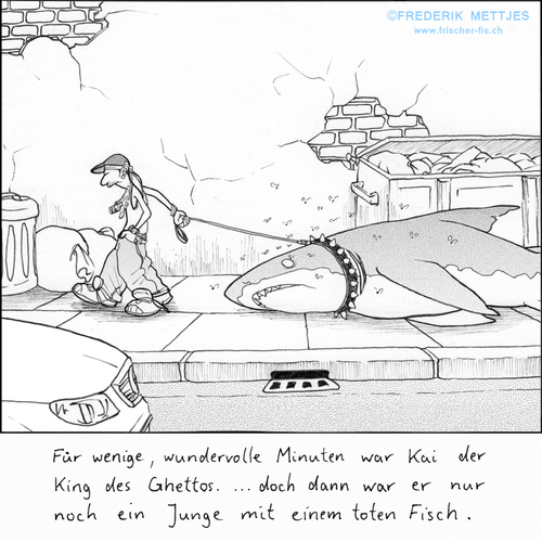 Cartoon: Kampfhai (medium) by Zapp313 tagged hai,ghetto,gangster,gefährlich,tot