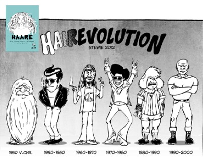 Cartoon: HAIRevolution (medium) by stewie tagged hair,revolution