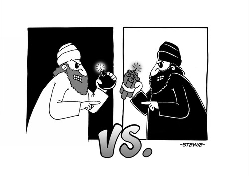 Cartoon: MAD world... (medium) by stewie tagged terror,war,isis