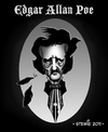 Cartoon: Edgar Allan Poe (small) by stewie tagged edgar,allan,poe