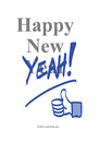Cartoon: Happy New YEAH (small) by stewie tagged new,year