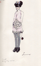 Cartoon: Chanel Spring 2010 Couture (small) by lavi tagged fashion illustration illu chanel clothing pink style ink hand spring couture