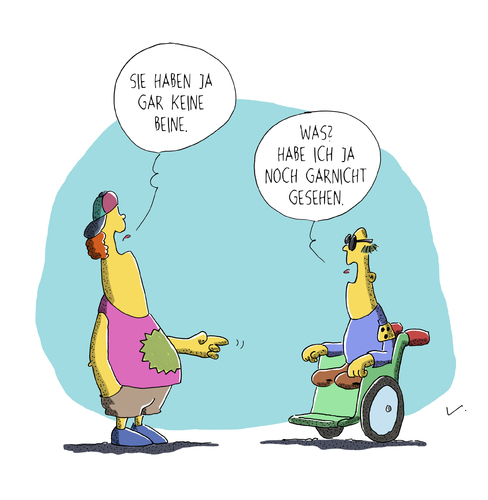 Behinderung Von Schon Blod Philosophie Cartoon Toonpool