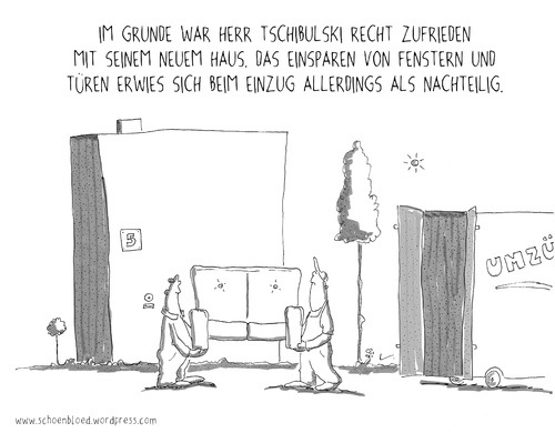 Einzug Von Schon Blod Philosophie Cartoon Toonpool