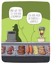 Cartoon: Wurst (small) by SCHÖN BLÖD tagged thomas,luft,cartoon,wurst,fleisch,käse,waage,kasse,theke,verkauf,lebensmittel