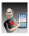 Cartoon: Last job of Steve Jobs (small) by javad alizadeh tagged steve,jobs,apple,cmputer,ipad,iphone