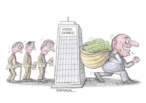 Cartoon: Tax... (medium) by ercan baysal tagged vergi,tax,economy,gabellle,impost,financial,finace