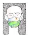 Cartoon: After Corona (small) by ercan baysal tagged mask,corona,beautifuldays,healt,pandemi,draw,drawing,cartoon,illustration