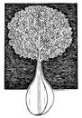 Cartoon: Instrumental (small) by ercan baysal tagged instrumen,instrumental,tree,leaf,branch,tshirt,tattoo,logo,wired,line,ink,blackiw,hite,cartoon,illustration,ercanbaysal,turkey,turkiye