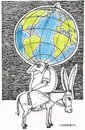 Cartoon: Nasreddin Hoca (small) by ercan baysal tagged caricature world humour satire famous fun wisw spohisticated tiere handmade work art wise animals türkiye ercanbaysal comic character portrait turkey turguie donkey