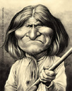 Cartoon: Geronimo (small) by jmborot tagged geronimo apache indians caricature jmborot