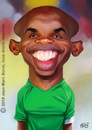 Cartoon: Samuel Etoo (small) by jmborot tagged inter etoo cameroon caricature football jmborot