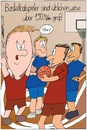 Cartoon: Basketball (small) by chaosartwork tagged basketball,spieler,groß,meter,hoch,körper,kopf,größe,höhe,sport