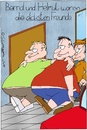 Cartoon: Die dicksten Freunde (small) by chaosartwork tagged dick,fett,groß,riesig,breit,prall,rund,freunde,massiv,eng