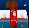Cartoon: Hohe Ansprüche an Weihnachten (small) by chaosartwork tagged christmas xmas santa claus weihnachten geschenke presents zuviel too much