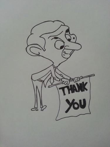 Cartoon: Mr Bean (medium) by theshots92 tagged mr,bean,cartoon