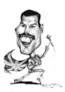 Cartoon: Freddie Mercury (small) by bpatric tagged famous,people