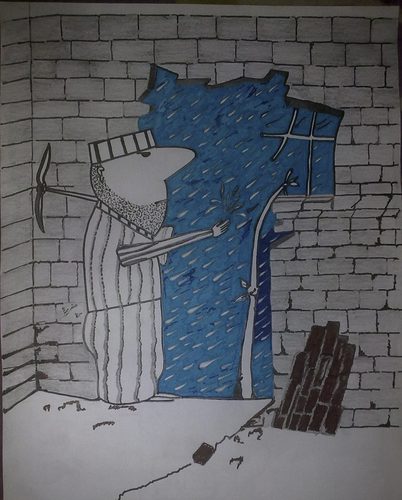 Cartoon: Özgürlük.. (medium) by Doedsmarsj tagged hapishane