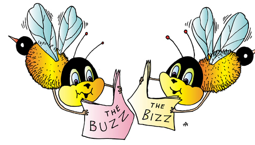 Cartoon: Bizz - Buzz (medium) by Alexei Talimonov tagged bizz,buzz