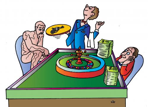 Cartoon: Casino (medium) by Alexei Talimonov tagged world,economics