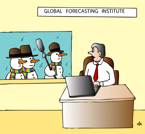 Cartoon: Climate Change (medium) by Alexei Talimonov tagged winter,climate,change