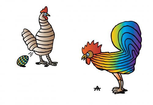 Cartoon: Egg (medium) by Alexei Talimonov tagged egg,chicken