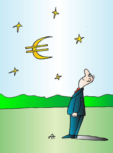 Cartoon: Euro (medium) by Alexei Talimonov tagged euro
