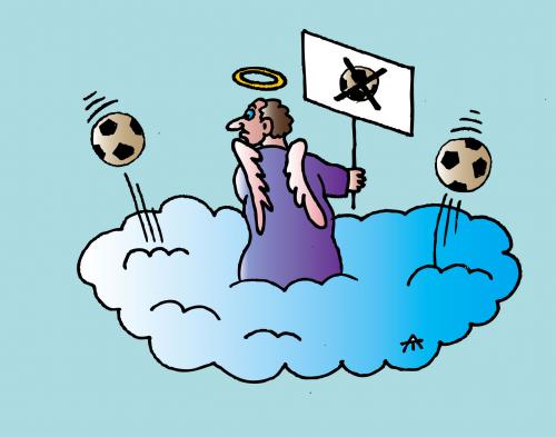 Cartoon: Football 5 (medium) by Alexei Talimonov tagged football,soccer,em,2008,european,championship