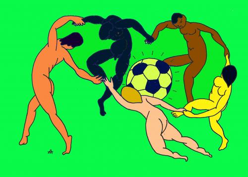 Cartoon: Football 6 (medium) by Alexei Talimonov tagged football,soccer,em,2008,european,championship
