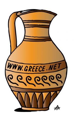 Cartoon: Greece (medium) by Alexei Talimonov tagged greece