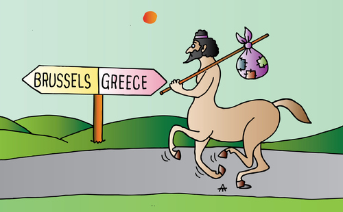 Greece von Alexei Talimonov | Politik Cartoon | TOONPOOL