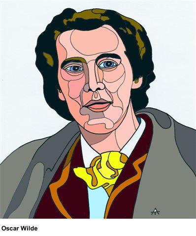 Cartoon: Oscar Wilde (medium) by Alexei Talimonov tagged author,literature,books,oscar,wilde