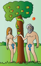Cartoon: Adam and Eve (small) by Alexei Talimonov tagged adam,eve,paradise