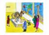 Cartoon: Archeological Museum (small) by Alexei Talimonov tagged archeology,museum,prehistorical