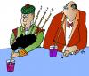 Cartoon: Bagpipe Drink (small) by Alexei Talimonov tagged bar,drink,bagpipe,music