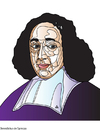 Cartoon: Benedictus de Spinoza (small) by Alexei Talimonov tagged spinoza