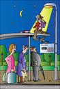 Cartoon: Bus Stop (small) by Alexei Talimonov tagged book,fair,books,literature,author