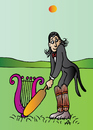 Cartoon: Cricket (small) by Alexei Talimonov tagged cricket